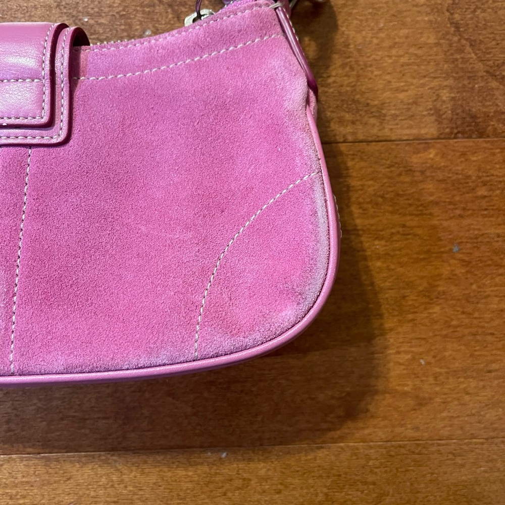 Coach Soho Suede Mini Shoulder Bag style #7558 - Picture 10 of 13